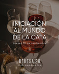 Iniciación al mundo de la cata · Jueves 10 de septiembre