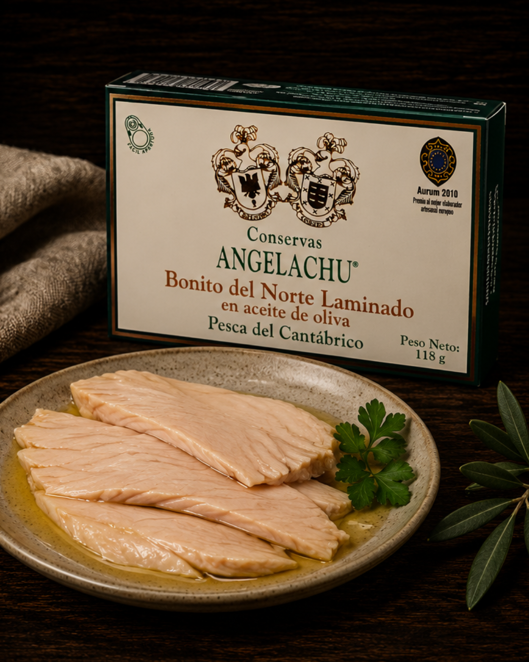 Bonito del Norte laminado en Aceite de Oliva 118 gr