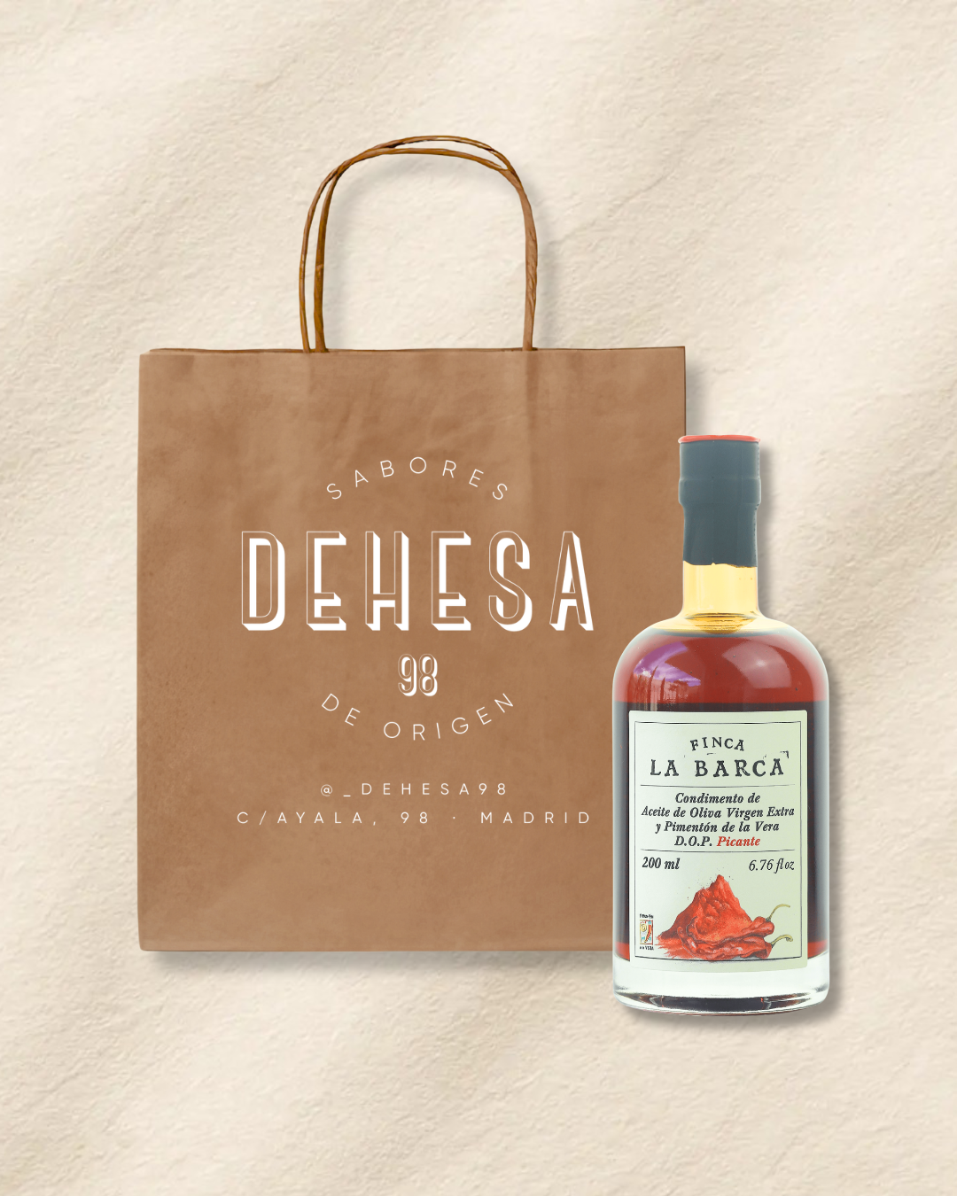 Condimento AOVE y pimentón 200ml