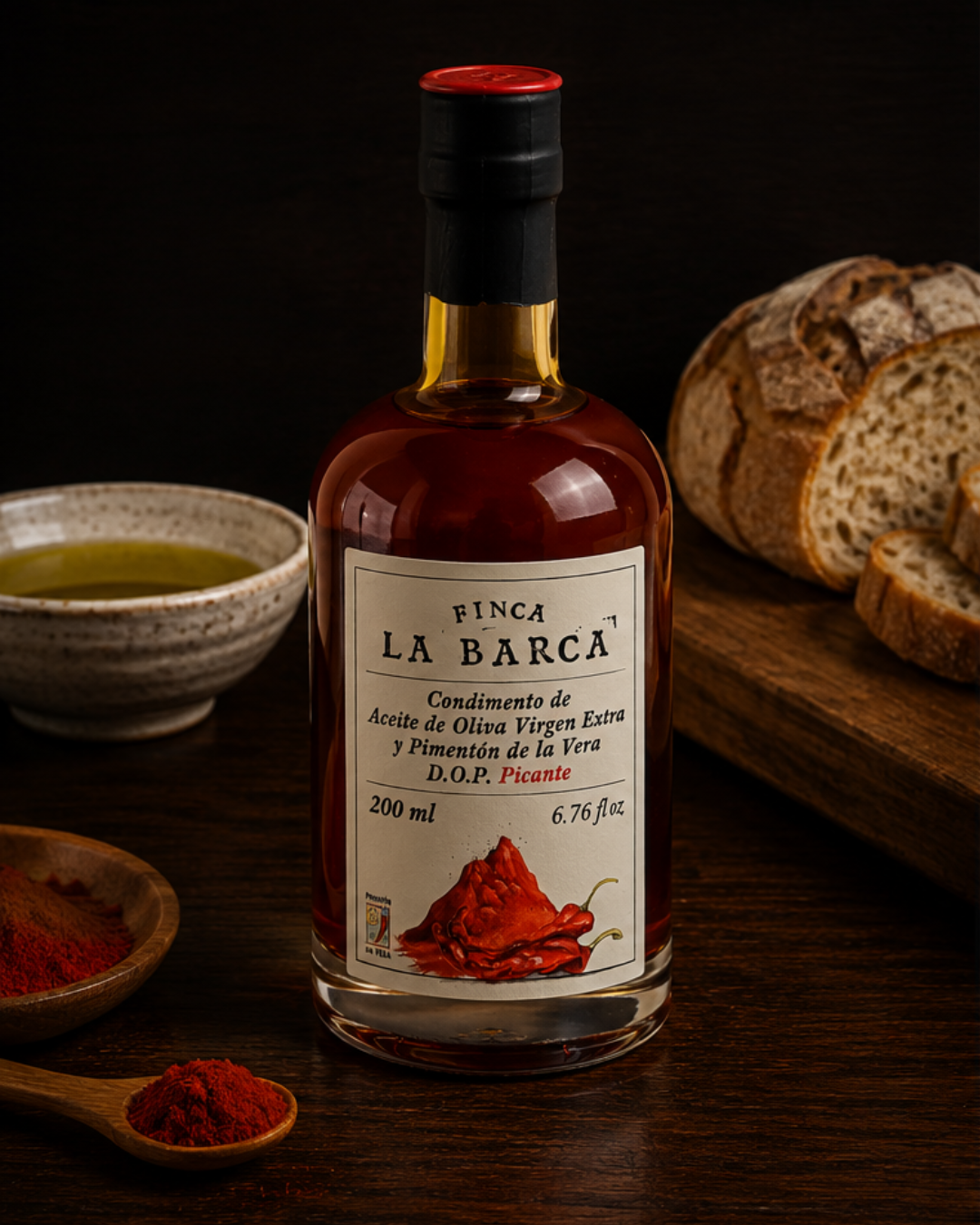 Condimento AOVE y pimentón 200ml