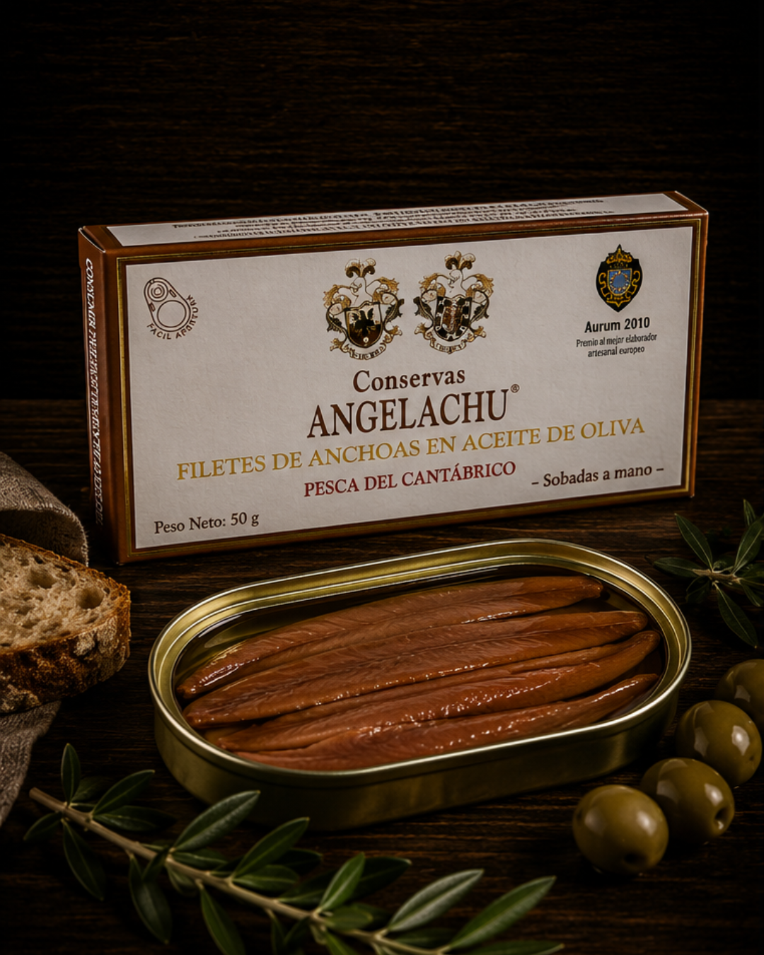 Anchoa del Cantábrico en Aceite de Oliva
