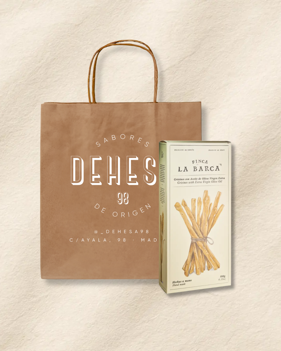 Grisines con aceite