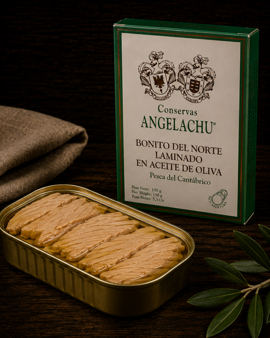 Bonito del Norte laminado en Aceite de Oliva 150 gr