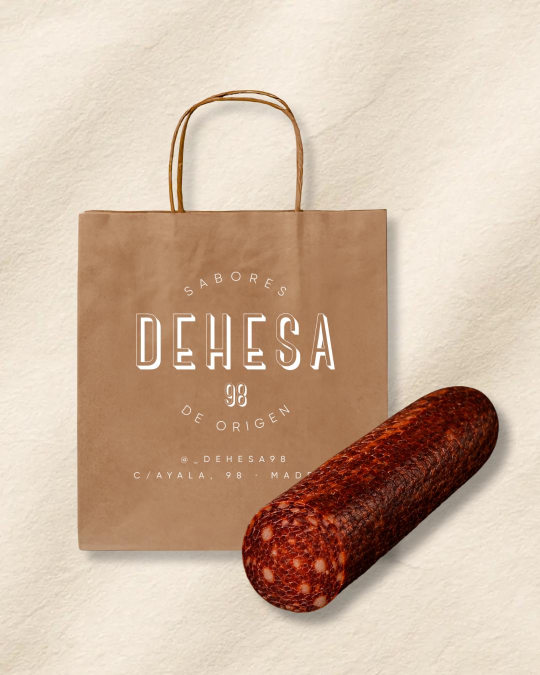 Longaniza ibérica roja 50%
