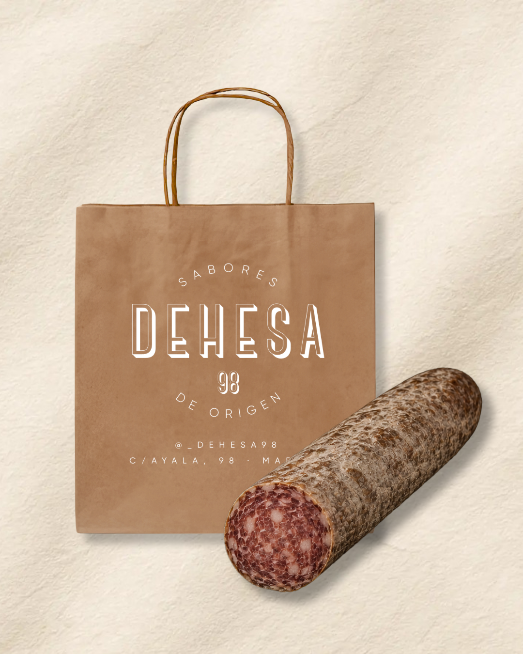 Longaniza ibérica blanca 50%