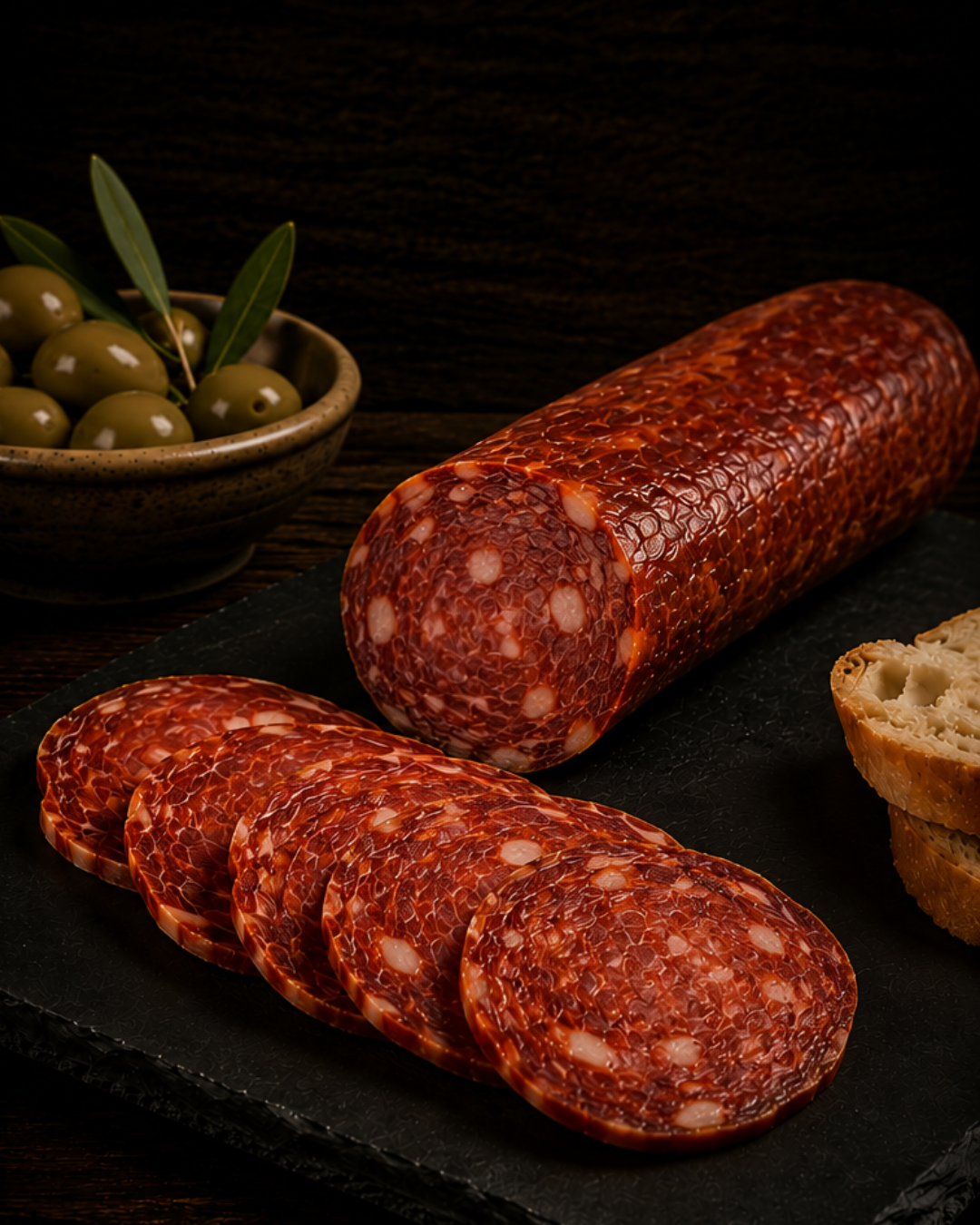 Longaniza ibérica roja 50%