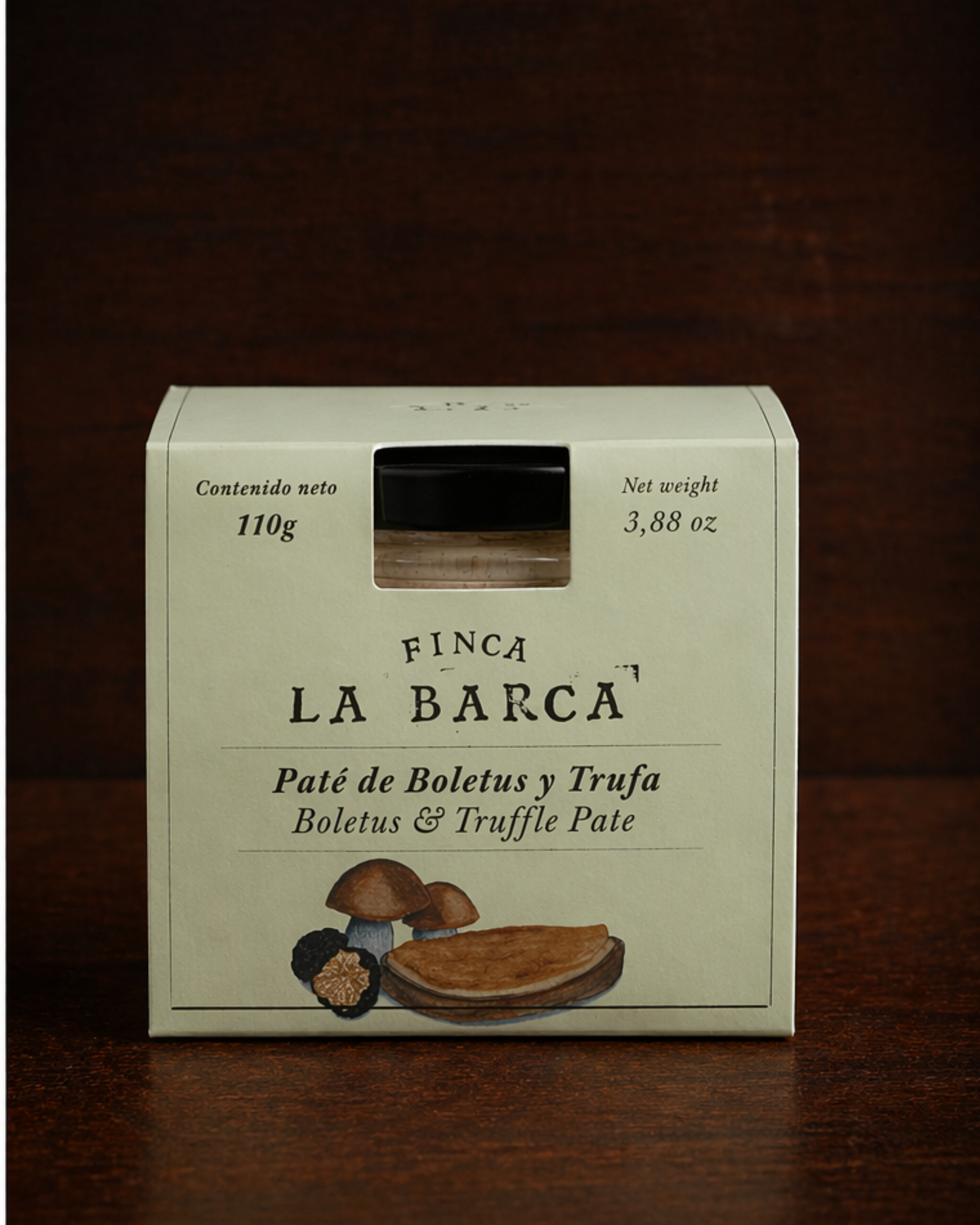 Paté de boletus y trufa