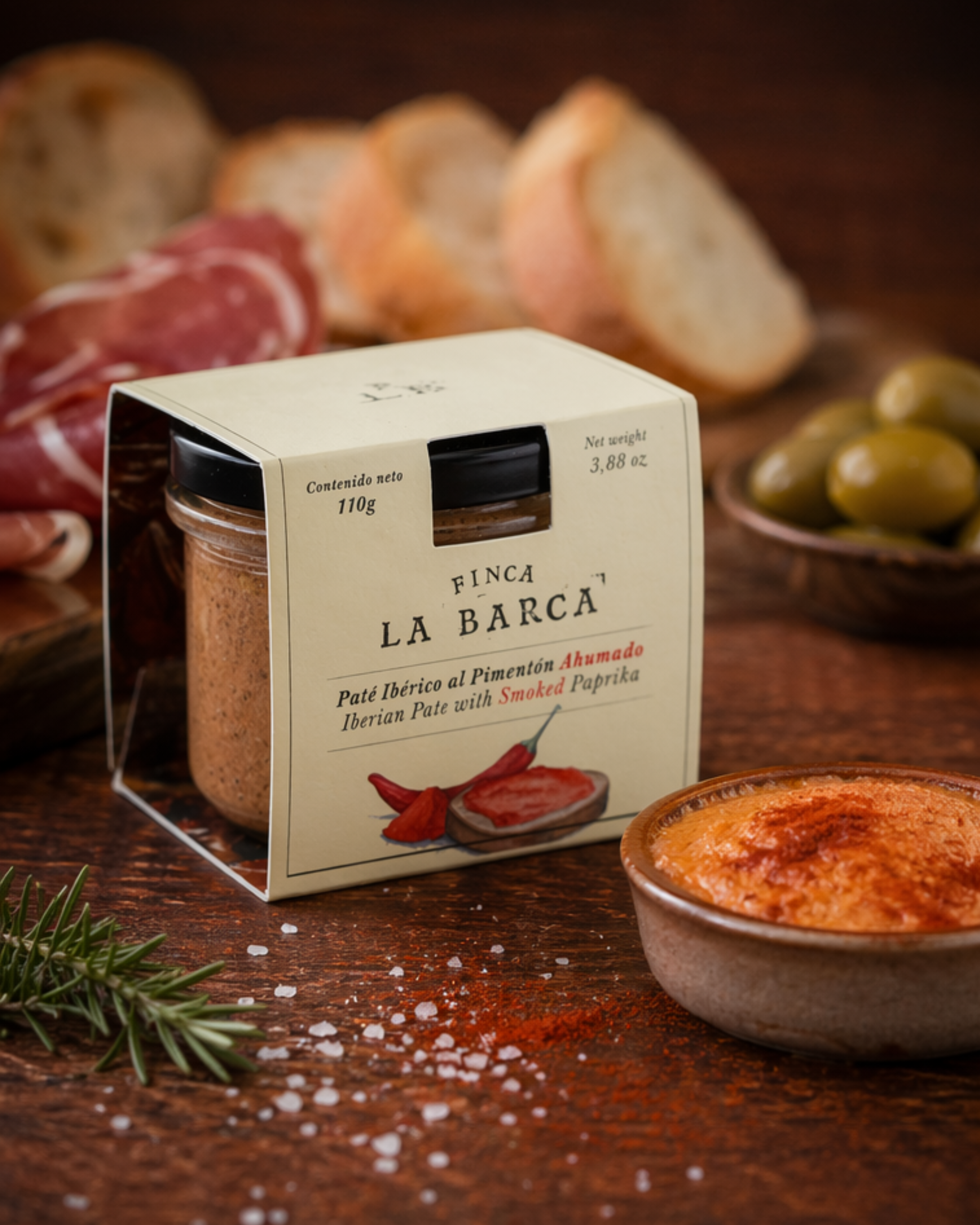Paté ibérico al pimentón ahumado 110g