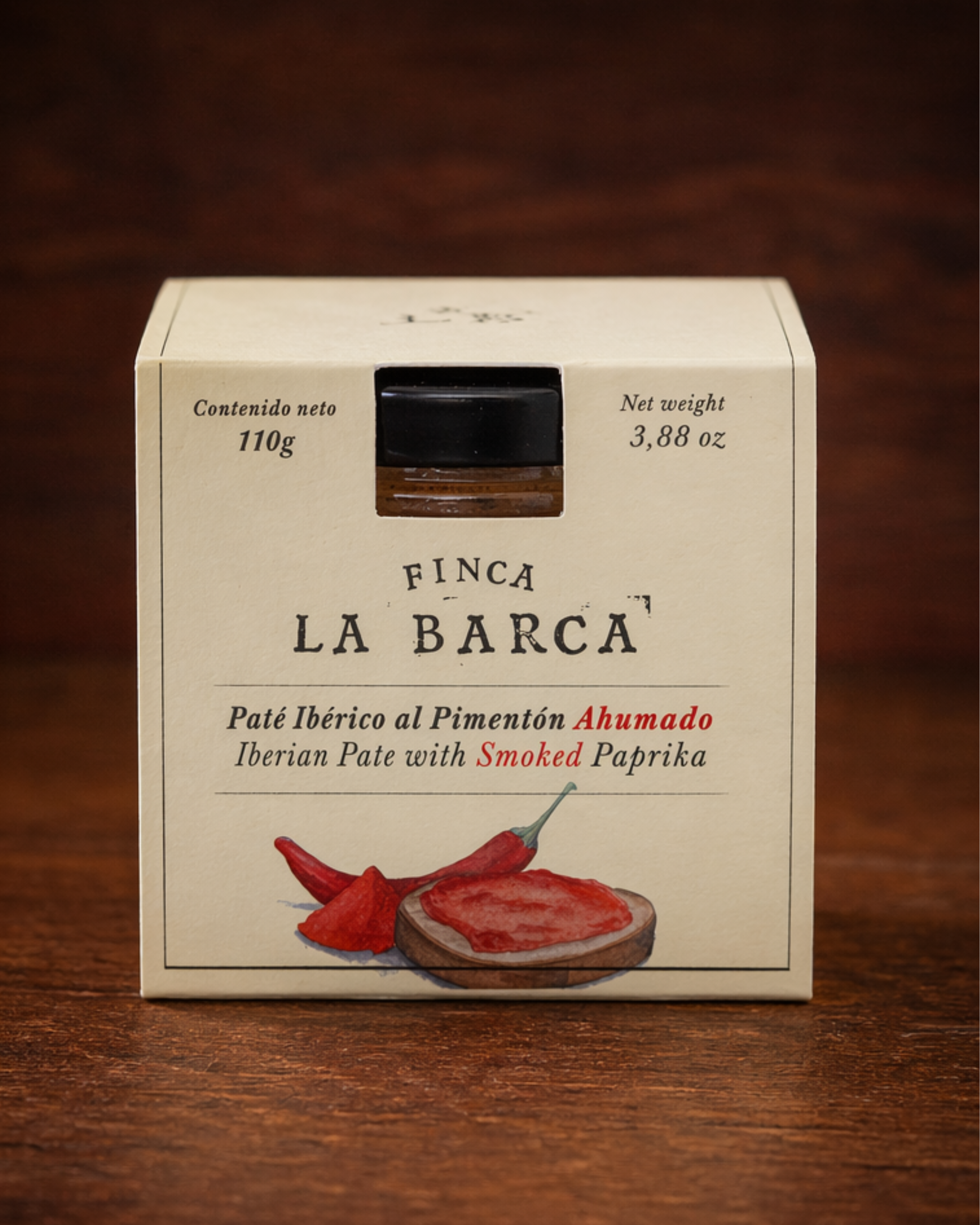 Paté ibérico al pimentón ahumado 110g