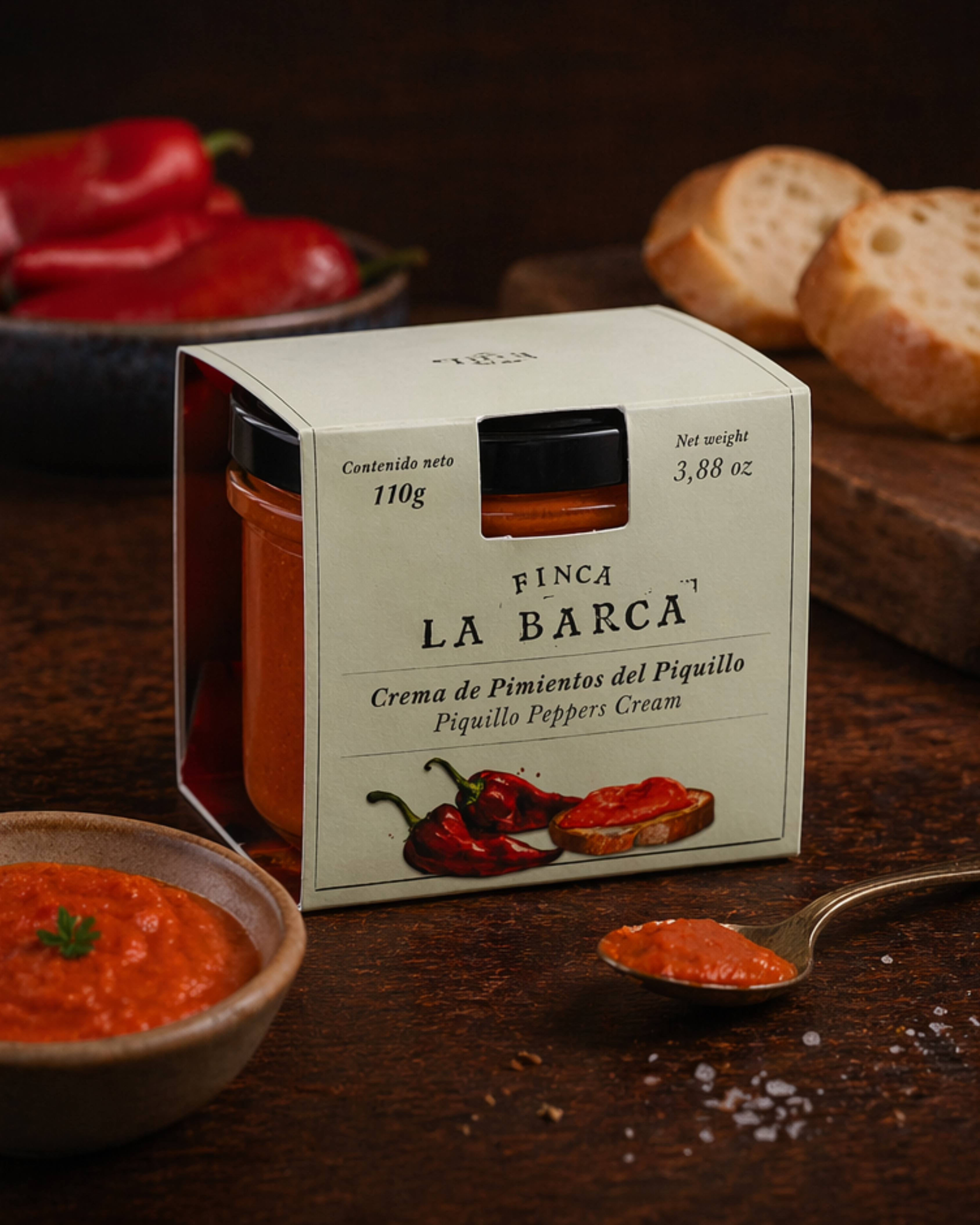 Crema de pimientos del piquillo 110g