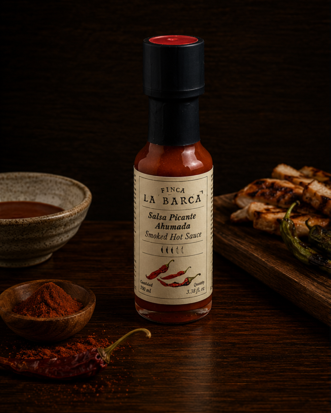 Salsa picante ahumada 100ml