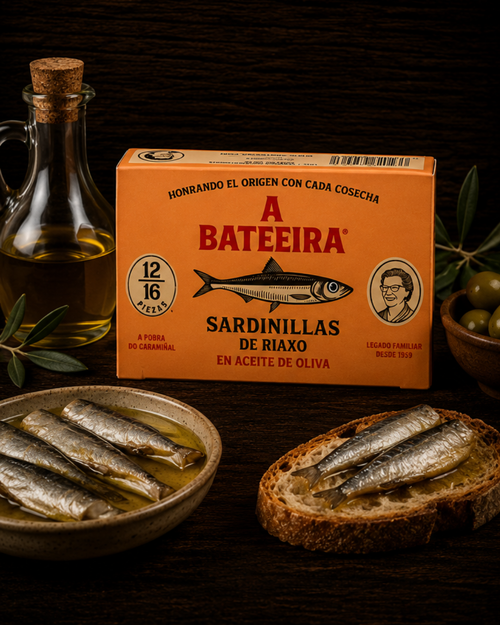 Abateeira sardina en AOVE